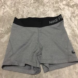 Nike pro grey spandex